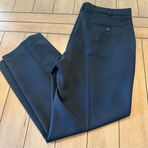 PGA Tour Men’s 38x30 BLACK Golf Performance Athletic Flat Front Straight Pants